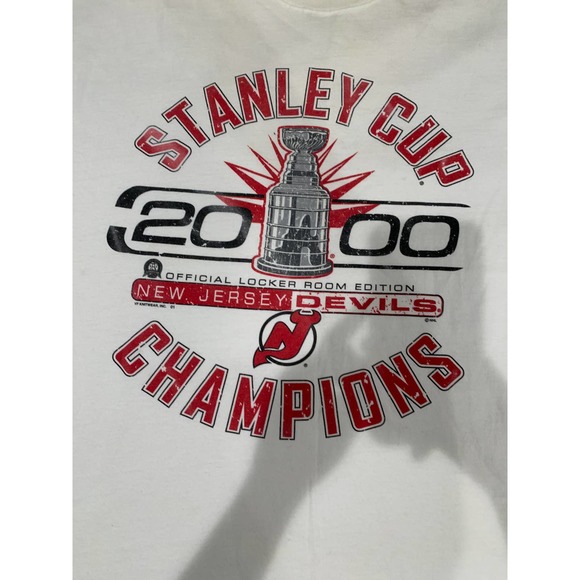 2000 NHL New Jersey Devils Stanley Cup Champions Lee Sports Tee shirt Size XXL - Picture 2 of 7